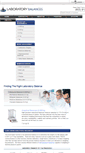 Mobile Screenshot of laboratory-balances.com